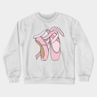 Ballet Pointe Shoes Crewneck Sweatshirt